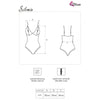 LIVCO CORSETTI FASHION - SILOMIN LC 1401 BODY + BATA NEGRO TALLA ÚNICA