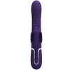 PRETTY LOVE - VIBRADOR RABBIT MULTIFUNCIÓN 4 EN 1 MARIPOSA MORADO