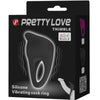 PRETTY LOVE - THIMBLE ANILLO VIBRADOR NEGRO