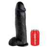 KING COCK - 12 PENE REALISTICO NEGRO 30.48 CM