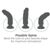 KING COCK - DILDO VIBRADOR 20.32 CM NATURAL