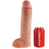 KING COCK - STRAP-ON CON DILDO HUECO 28 CM Y TIRANTES COLOR CARNE