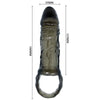 BAILE - FUNDA EXTENSORA PENE CON STRAP PARA TESTICULOS 11.5 CM