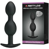 PRETTY LOVE - BOLAS ANALES SILICONA 12.5 CM NEGRO