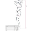 PASSION - WOMAN BS013 BODYSTOCKING NEGRO TALLA UNICA