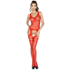 PASSION - WOMAN BS038 BODYSTOCKING ROJO TALLA UNICA