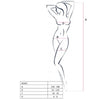 PASSION - WOMAN BS045 BODYSTOCKING NEGRO TALLA UNICA