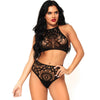 LEG AVENUE - SET 2 PIEZAS TOP Y PANTIES M/L