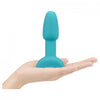 B-VIBE - RIMMING CONTROL REMOTO ANAL PLUG PETITE TEAL