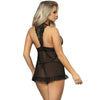 SUBBLIME - BABYDOLL ABIERTO NEGRO S/M