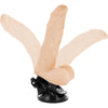 BASECOCK - VIBRADOR ARTICULABLE CONTROL REMOTO NATURAL 21 CM -O- 5 CM