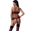 PASSION - WOMAN SCARLET SET ROJO S/M