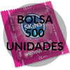 SKINS - PRESERVATIVOS PUNTOS & ESTRÍAS BOLSA 500 UDS