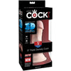 KING COCK - DILDO TRIPLE DENSIDAD 13 CM