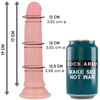 ROCKARMY - LIQUID SILICONE DILDO PREMIUM AVENGER 19 CM -O- 3.98 CM