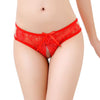 QUEEN LINGERIE - PANTIES CON ABERTURA TALLA UNICA NEGRO