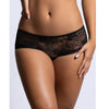 QUEEN LINGERIE - PANTIES DE ENCAJE FLORAL ABERTURA TRASERA S/M