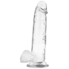 X RAY - CLEAR DILDO REALISTA TRANSPARENTE 22 CM -O- 4.6 CM