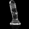 X RAY - CLEAR DILDO TRANSPARENTE 12 CM -O- 2.6 CM