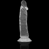 X RAY - CLEAR DILDO TRANSPARENTE 19 CM -O- 4 CM