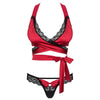 OBSESSIVE - SENSUELIA SET DOS PIEZAS ROJO XXL